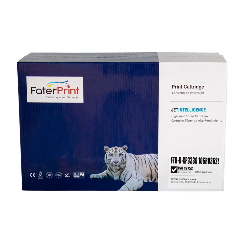 TONER COMPATIBLE 106R03621 NEGRO PARA XEROX TONER COMPATIBLE 106R03621 NEGRO PARA XEROX 3330 / 3335 / 3345 - Imagen 1