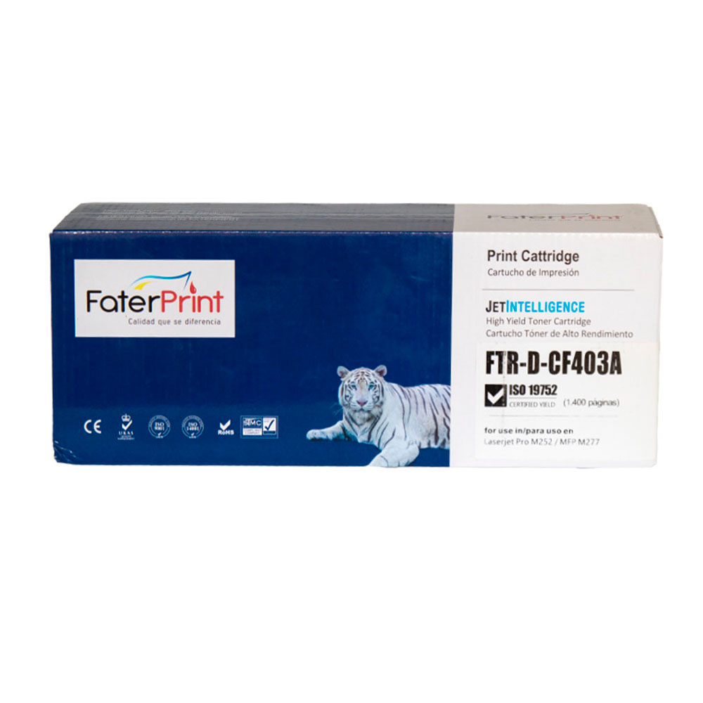 TONER COMPATIBLE 201A CF403A MAGENTA PARA HP PRO TONER COMPATIBLE 201A CF403A MAGENTA PARA HP PRO M252 / MFP M277 - Imagen 1
