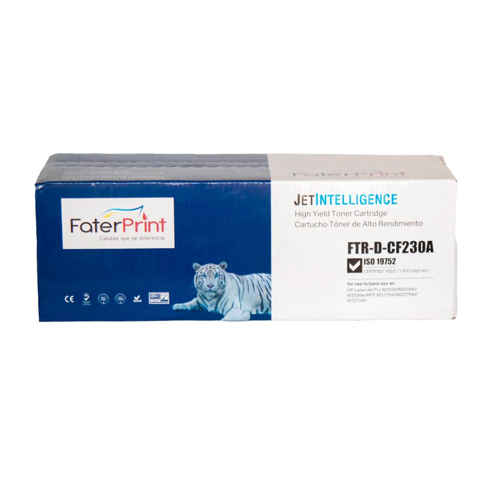 TONER COMPATIBLE 30A CF230A NEGRO PARA HP TONER COMPATIBLE 30A CF230A NEGRO PARA HP M203DW / M203DN / MFP M227FDW / MFP M227SDN - Imagen 1