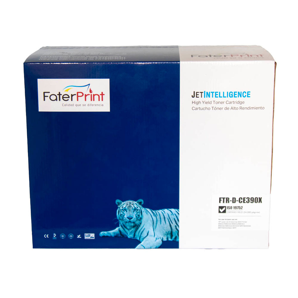 TONER COMPATIBLE 90X CE390X NEGRO PARA HP TONER COMPATIBLE 90X CE390X NEGRO PARA HP M601dn / M601n / M602dn / M602n / M602x / M603dn - Imagen 1